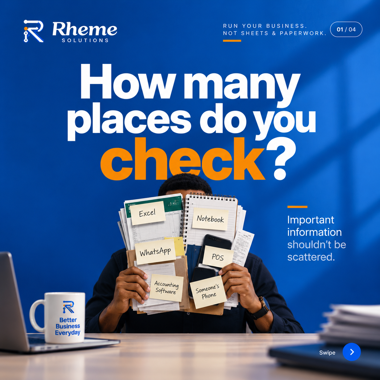 Rheme Solutions campaign creative